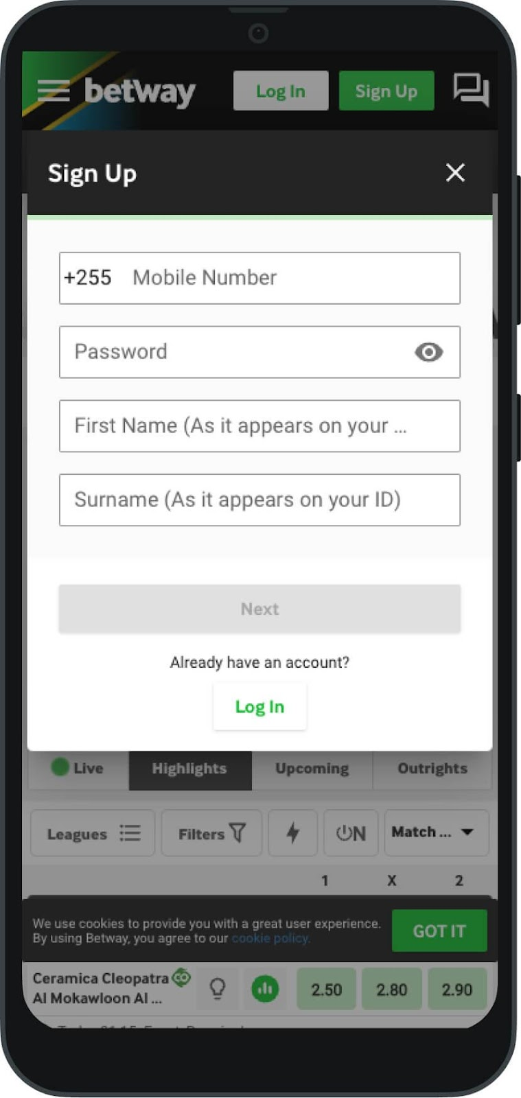 Betway Tz Login: Access Your Account